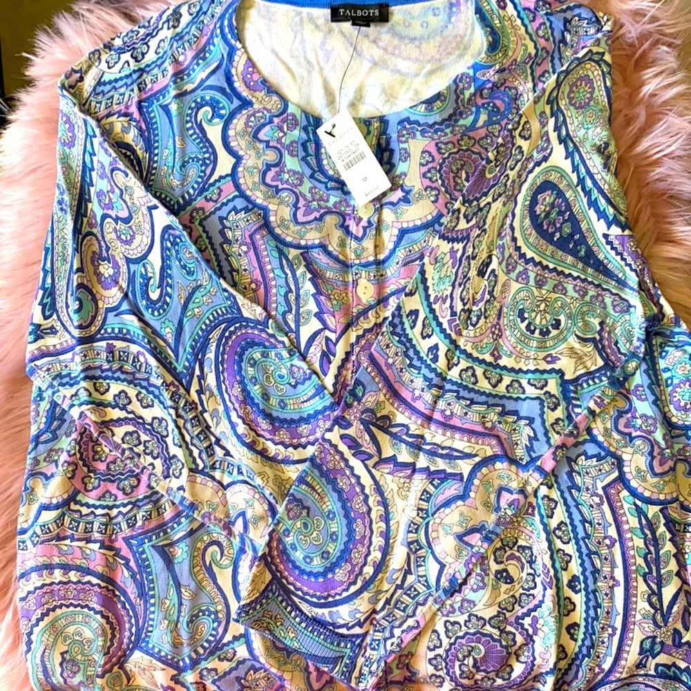 Talbots cardigan multicolored